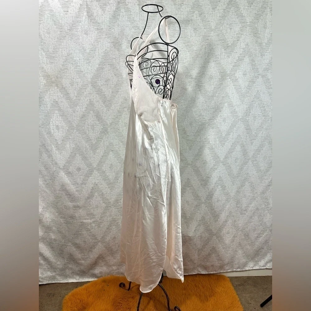 Alexandra Nicole light pink maxi slip dress size L